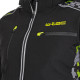 Чоловіча мото-куртка з капюшоном Softshell W-TEC Kybero - розмір 6XL / чорний