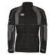 Мото куртка W-TEC Foibos PLUS - Чорно-сірий / 4XL