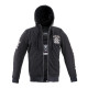 Чоловічий толстовка з капюшоном W-TEC Black Heart Kustom Kulture Hoodie - чорний/XL