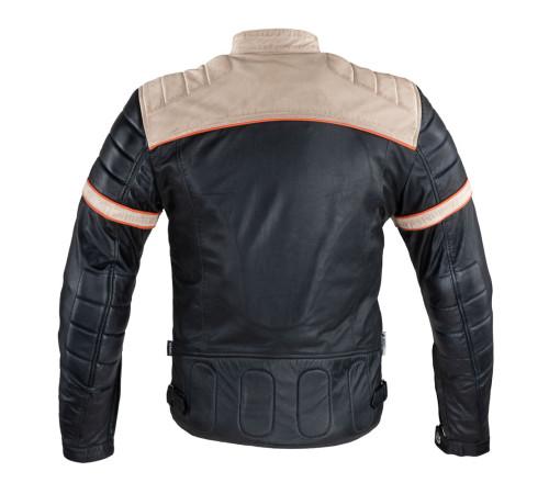 Чоловіча шкіряна мотокуртка W-TEC Hellsto - чорний / 4XL Чоловіча шкіряна мотокуртка W-TEC Hellsto - чорний / 4XL