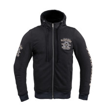 Чоловічий толстовка з капюшоном W-TEC Black Heart Kustom Kulture Hoodie - чорний/4XL