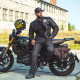 Чоловіча шкіряна мото куртка W-TEC Black Heart Wings Leather Jacket - чорний/XXL