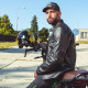 Чоловіча шкіряна мото куртка W-TEC Black Heart Wings Leather Jacket - чорний/5XL