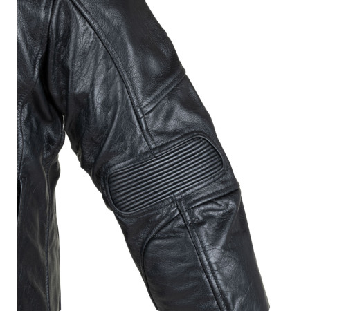Чоловіча шкіряна мото куртка W-TEC Black Heart Wings Leather Jacket - чорний/5XL Чоловіча шкіряна мото куртка W-TEC Black Heart Wings Leather Jacket - чорний/5XL