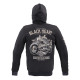 Чоловічий толстовка з капюшоном W-TEC Black Heart Kustom Kulture Hoodie - чорний/L