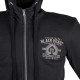 Чоловічий толстовка з капюшоном W-TEC Black Heart Kustom Kulture Hoodie - чорний/L
