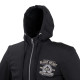 Чоловічий толстовка з капюшоном W-TEC Black Heart Kustom Kulture Hoodie - чорний/L