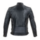 Чоловіча шкіряна мотокуртка W-TEC Makso - чорний / 6XL