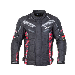 Чоловіча мотокуртка W-TEC Kamicer NF-2100 - чорно-червоний / XXL
