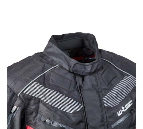 Чоловіча мотокуртка W-TEC Kamicer NF-2100 - чорно-сірий / 5XL Чоловіча мотокуртка W-TEC Kamicer NF-2100 - чорно-сірий / 5XL