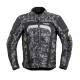Чоловіча мотокуртка W-TEC Torebaro - чорно-сірий / 5XL