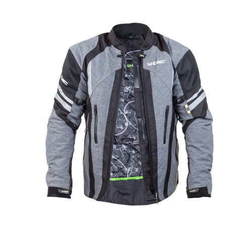 Чоловіча мотокуртка W-TEC Briesau NF-2112 - сірий / 3XL Чоловіча мотокуртка W-TEC Briesau NF-2112 - сірий / 3XL