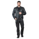 Шкіряна мотокуртка W-TEC Perfectis - чорний / 4XL