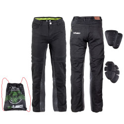 Чоловічі мотоштани W-TEC Raggan - чорний / 5XL