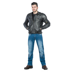 Чоловічі мотоджинси W-TEC Shiquet - сині/4XL