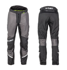 Чоловічі літні мотоштани W-TEC Alquizar - чорно-сірий / 5XL