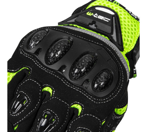 Моторукавиці W-TEC Upgear - чорно-зелений/М Моторукавиці W-TEC Upgear - чорно-зелений/М