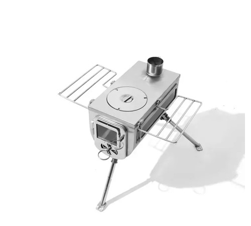 Піч дров'яна Mobi Garden NX22688003, сіра Піч дров'яна Mobi Garden NX22688003, сіра