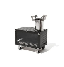 Піч дров'яна Mobi Garden NX22688001, чорна