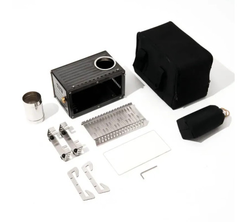 Піч дров'яна Mobi Garden NX22688001, чорна