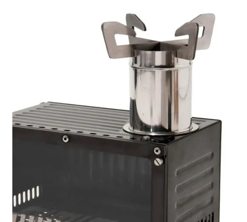Піч дров'яна Mobi Garden NX22688001, чорна
