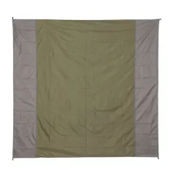Ковдра для пікніка inSPORTline Dattino 210x200 см + високі підбори - Зелена