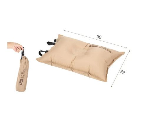 Подушка самонадувна Mobi Garden Stars air NXL1534002, бежева Подушка самонадувна Mobi Garden Stars air NXL1534002, бежева