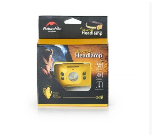 Ліхтар налобний Naturehike NH17G025-D NH SD-02, жовтий Ліхтар налобний Naturehike NH17G025-D NH SD-02, жовтий