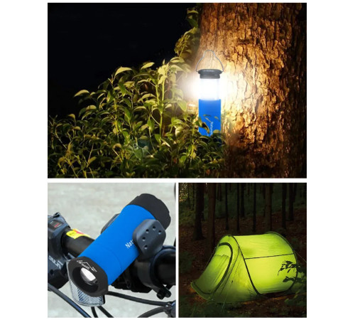 Ліхтар кемпінговий Naturehike Camp Lamp NH15A003-I, блакитний Ліхтар кемпінговий Naturehike Camp Lamp NH15A003-I, блакитний