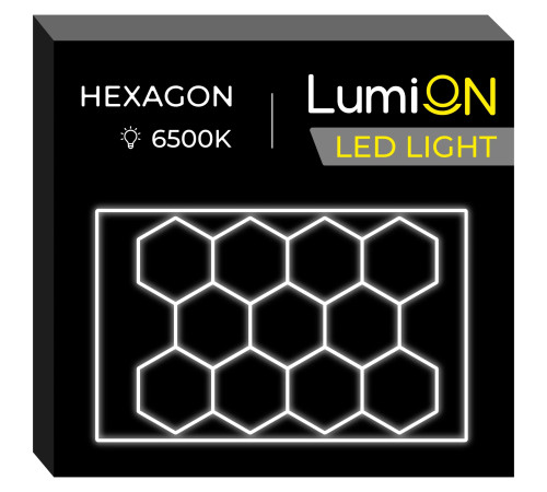 Світильник світлодіодний шестикутний LumiOn L0-2, 410 x 290 см Світильник світлодіодний шестикутний LumiOn L0-2, 410 x 290 см