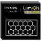 Світильник світлодіодний шестикутний LumiOn L0-5, 485 x 244 см
