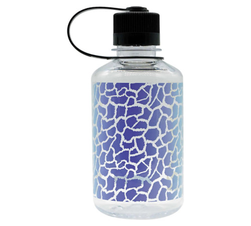 Пляшка Nalgene 500 мл NM Clear Rainbow Giraffe - біло-синій Пляшка Nalgene 500 мл NM Clear Rainbow Giraffe - біло-синій