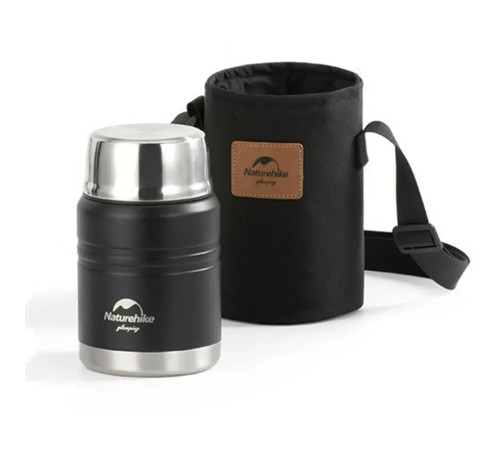 Термос Naturehike Stew beaker NH20SJ041 750 мл, чорний Термос Naturehike Stew beaker NH20SJ041 750 мл, чорний
