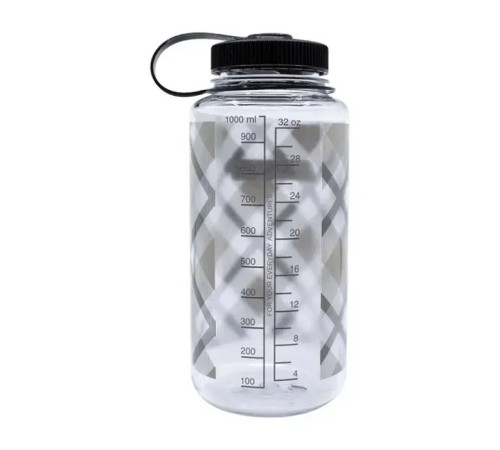 Пляшка для води Nalgene 1 л WM Beige Plaid, бежево-сіра