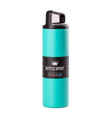 Термос Yiwu Bottle Sport 500 мл з ручкою, м'ятний