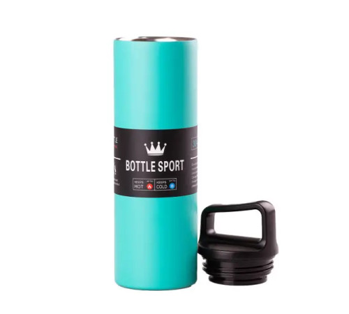 Термос Yiwu Bottle Sport 500 мл з ручкою, м'ятний Термос Yiwu Bottle Sport 500 мл з ручкою, м'ятний