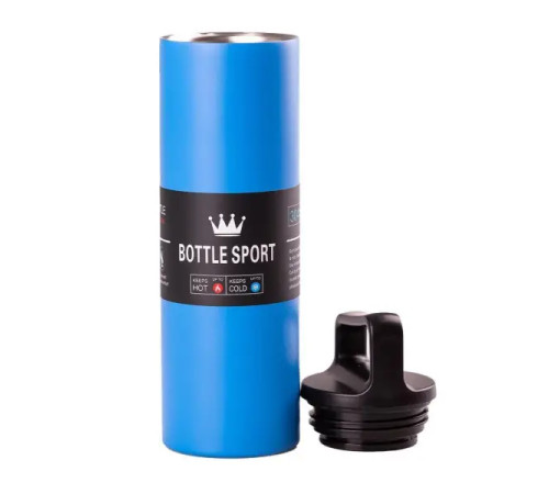 Термос Yiwu Bottle Sport 500 мл з ручкою, синій Термос Yiwu Bottle Sport 500 мл з ручкою, синій