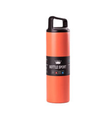 Термос Yiwu Bottle Sport 500 мл з ручкою, помаранчевий