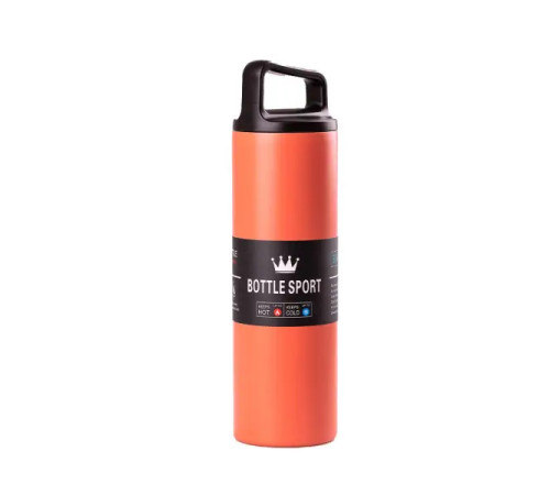 Термос Yiwu Bottle Sport 500 мл з ручкою, помаранчевий Термос Yiwu Bottle Sport 500 мл з ручкою, помаранчевий