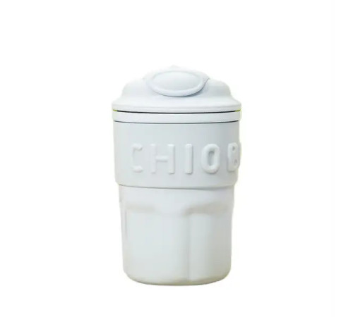 Термочашка Yiwu Chiobbe HP-14-18BL 450 мл із трубочкою, блакитна Термочашка Yiwu Chiobbe HP-14-18BL 450 мл із трубочкою, блакитна