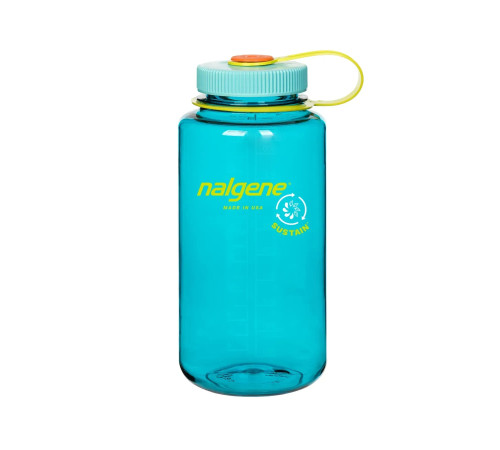 Пляшка для води Nalgene 1 л WM Sustain, блакитна