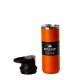 Термос Happy Life Bottle Sport 550 мл з нержавіючої сталі з ручкою, помаранчевий