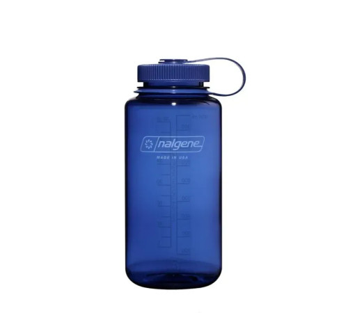 Пляшка для води Nalgene 1 л WM Denim Sustain, темно-синя