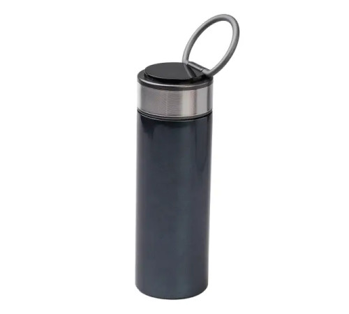Термос Yiwu HP-14-19BL 530 мл з датчиком температури та ситечком, синій Термос Yiwu HP-14-19BL 530 мл з датчиком температури та ситечком, синій