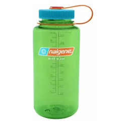 Пляшка для води Nalgene 1 л WM Pear, зелено-синя