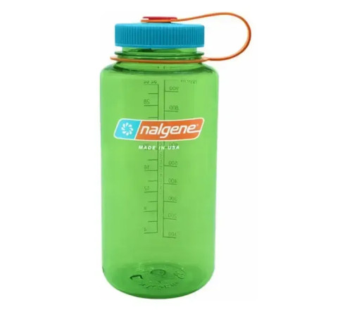 Пляшка для води Nalgene 1 л WM Pear, зелено-синя