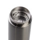 Термос Yiwu HP-14-19G 530 мл з датчиком температури і ситечком, хром