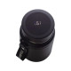 Термос Yiwu HP-14-20B Fashion 700 мл з датчиком температури та ситечком, чорний