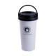 Термочашка Happy Life Creative Cafe Style 500 мл з ручкою, біла
