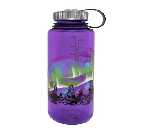 Пляшка для води Nalgene 1 л WM Purple w/Earth, різнокольорова